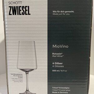Schott Zwiesel MioVino Red Wine Glasses Set of 3 (Less 1)–500 mL Made In Germany